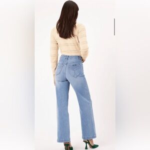 Rollas Size 26 sailor jeans in “ranch” vintage blue
